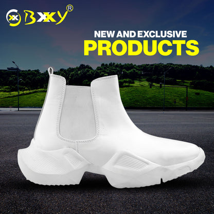 BXXY Faux Leather Material Latest Casual Chelsea Boot For Men
