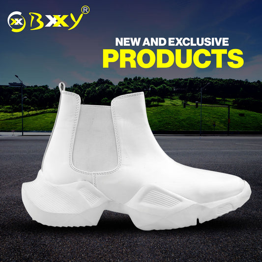 Bxxy's Faux Leather Comfort Wear Premium Chelsea Boots for Men