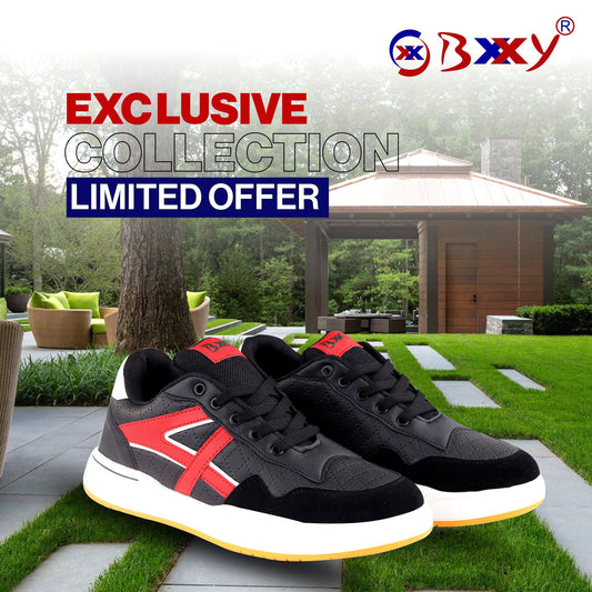 BXXY Men's New Casual Sports and Running Lace-Up Shoes