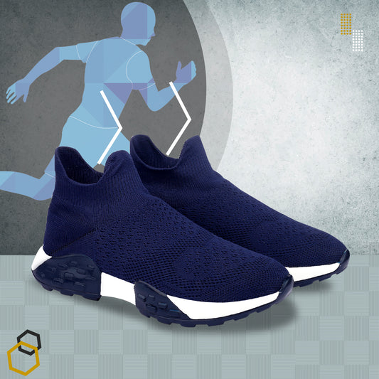 Men's Latest Fashionable Knitted Fabric Material Casual Socks Shoes