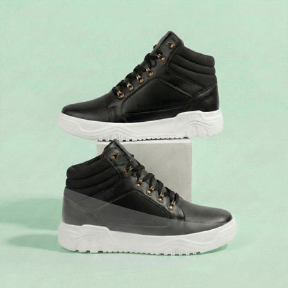Mens Hidden Height Boost Boots 9.5 CM Increase with Premium Design