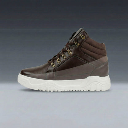 Men Elevator Boots Hidden Height Increasing Shoes 3.74 Inch