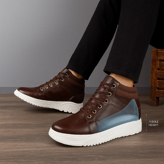 Bxxy Men Stylish Height Increasing Boots for Men with 3.74 Inches Lift