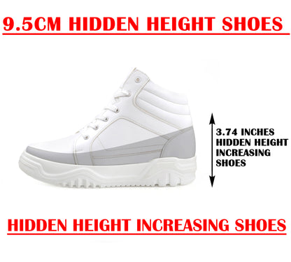 Bxxy Height Increasing Boots for Men with 3.74 Inches Lift