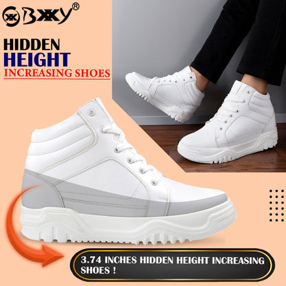 Mens Hidden Height Boost Boots 9.5 CM Increase with Premium Design
