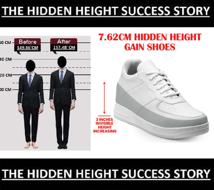 Walk Taller Instantly with Bxxy 7.62 CM Height Increasing Sneakers