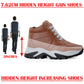Men's 3 Inch Hidden Height Increasing Stylish Lace-up Boots