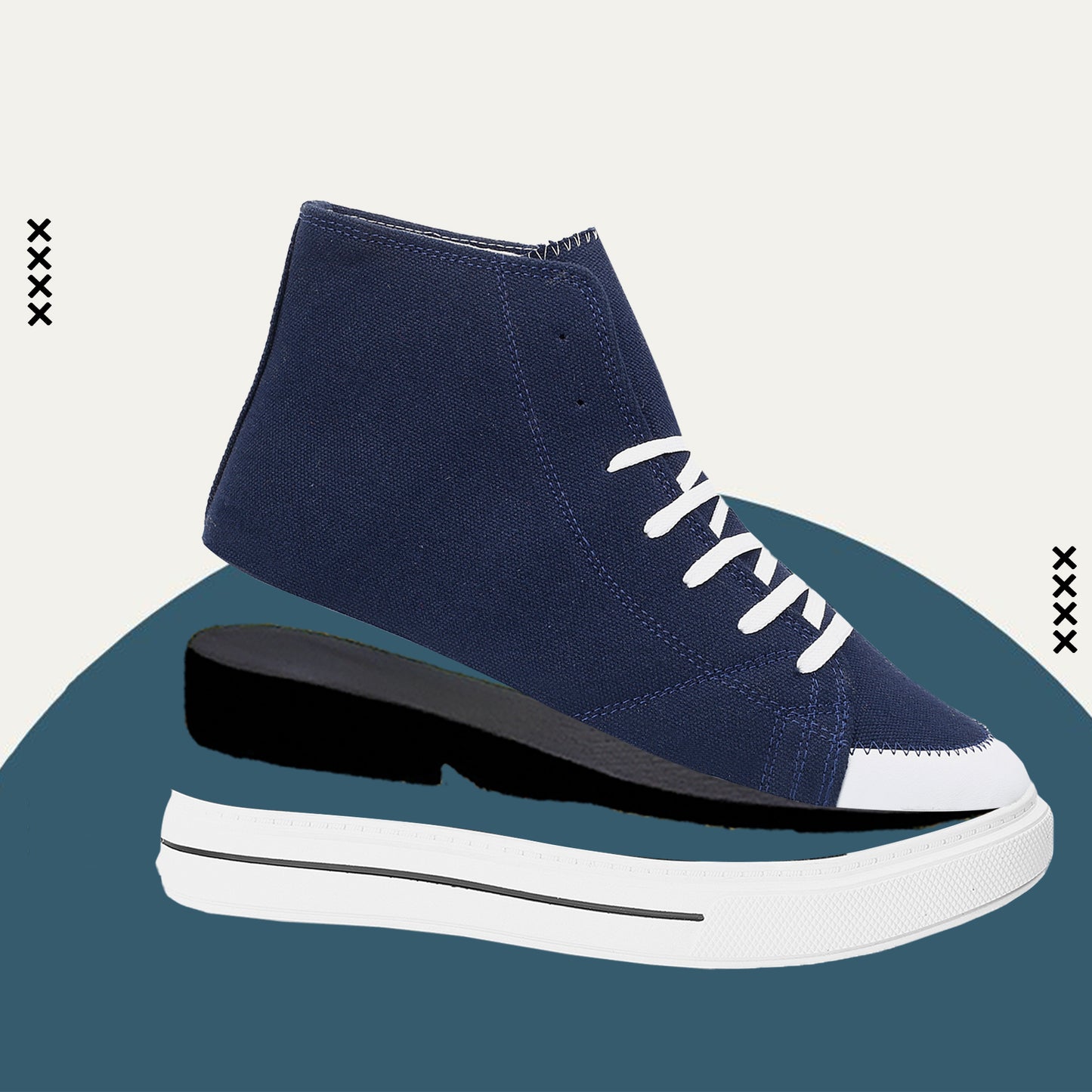 BXXY Premium Elevator Sneakers with 3 Inch Hidden Lift and Everyday Comfort