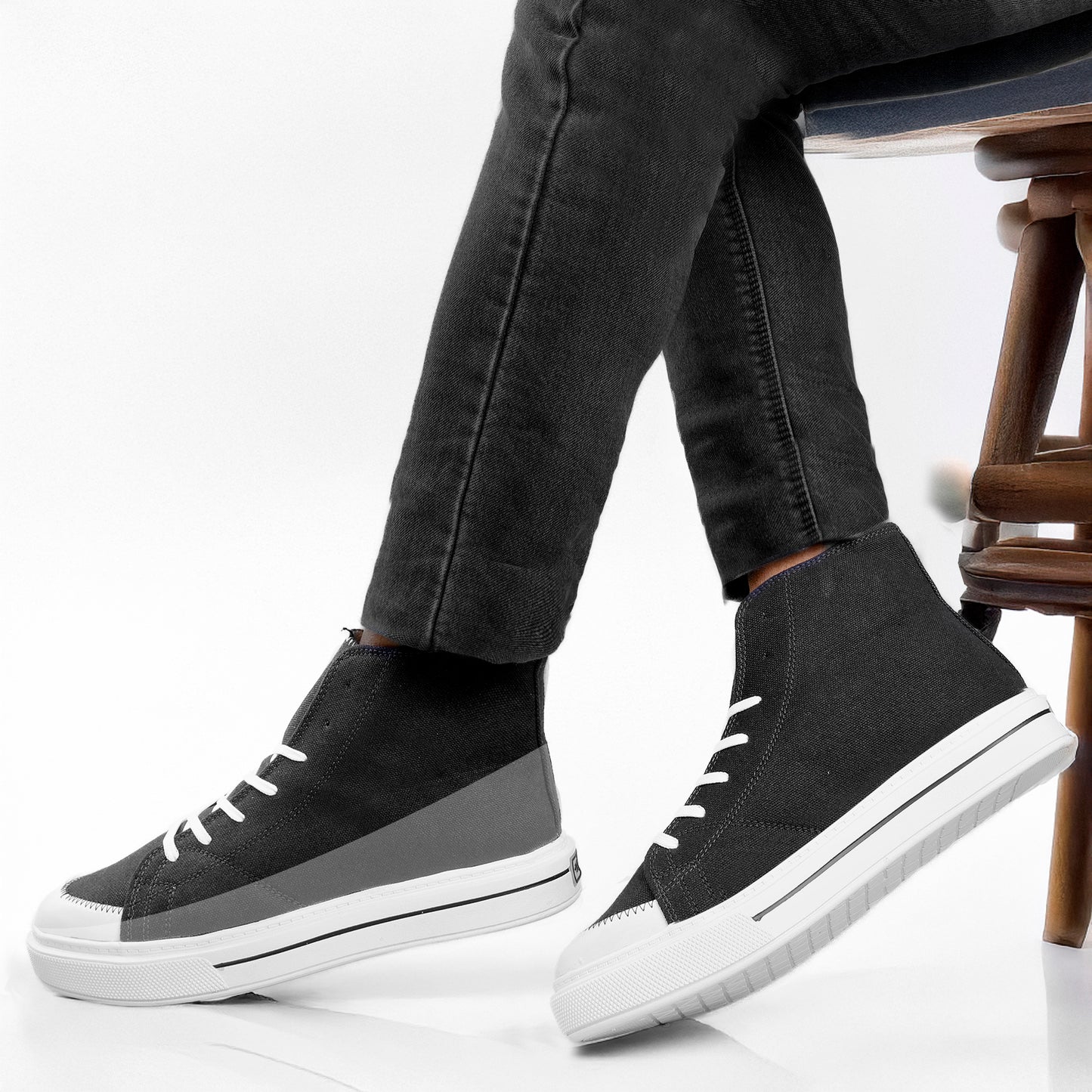 BXXY Premium Elevator Sneakers with 3 Inch Hidden Lift and Everyday Comfort