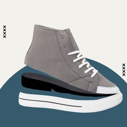 BXXY Premium Elevator Sneakers with 3 Inch Hidden Lift and Everyday Comfort