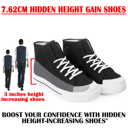 BXXY Premium Elevator Sneakers with 3 Inch Hidden Lift and Everyday Comfort