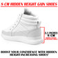 Men's 3.1 Inches Hidden Height Increasing Boots