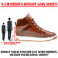 Men's 3.1 Inches Hidden Height Increasing Boots