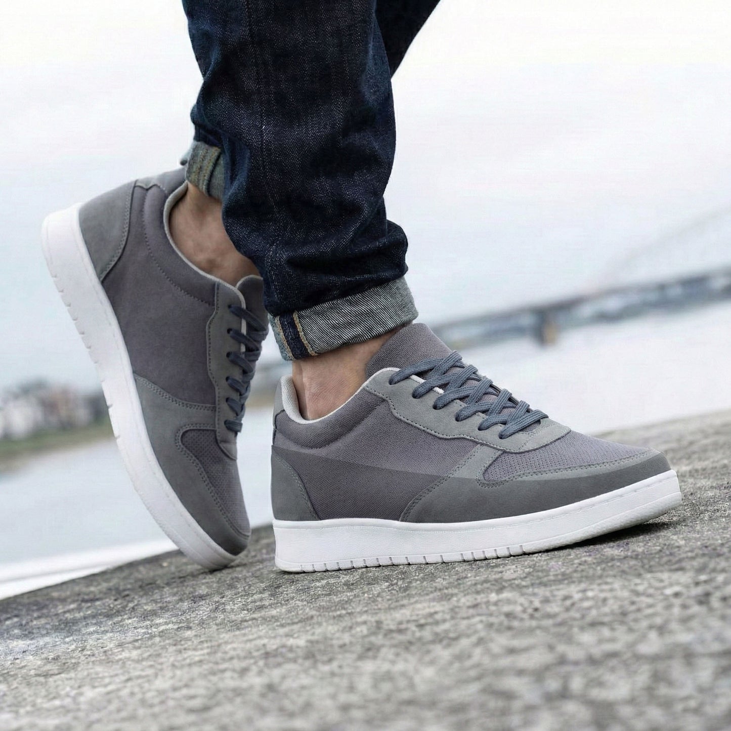 Men's 3 Inch Hidden Height Increasing Shoes