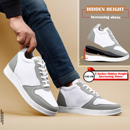 Men's 3-Inch Lift Casual Sporty Sneakers