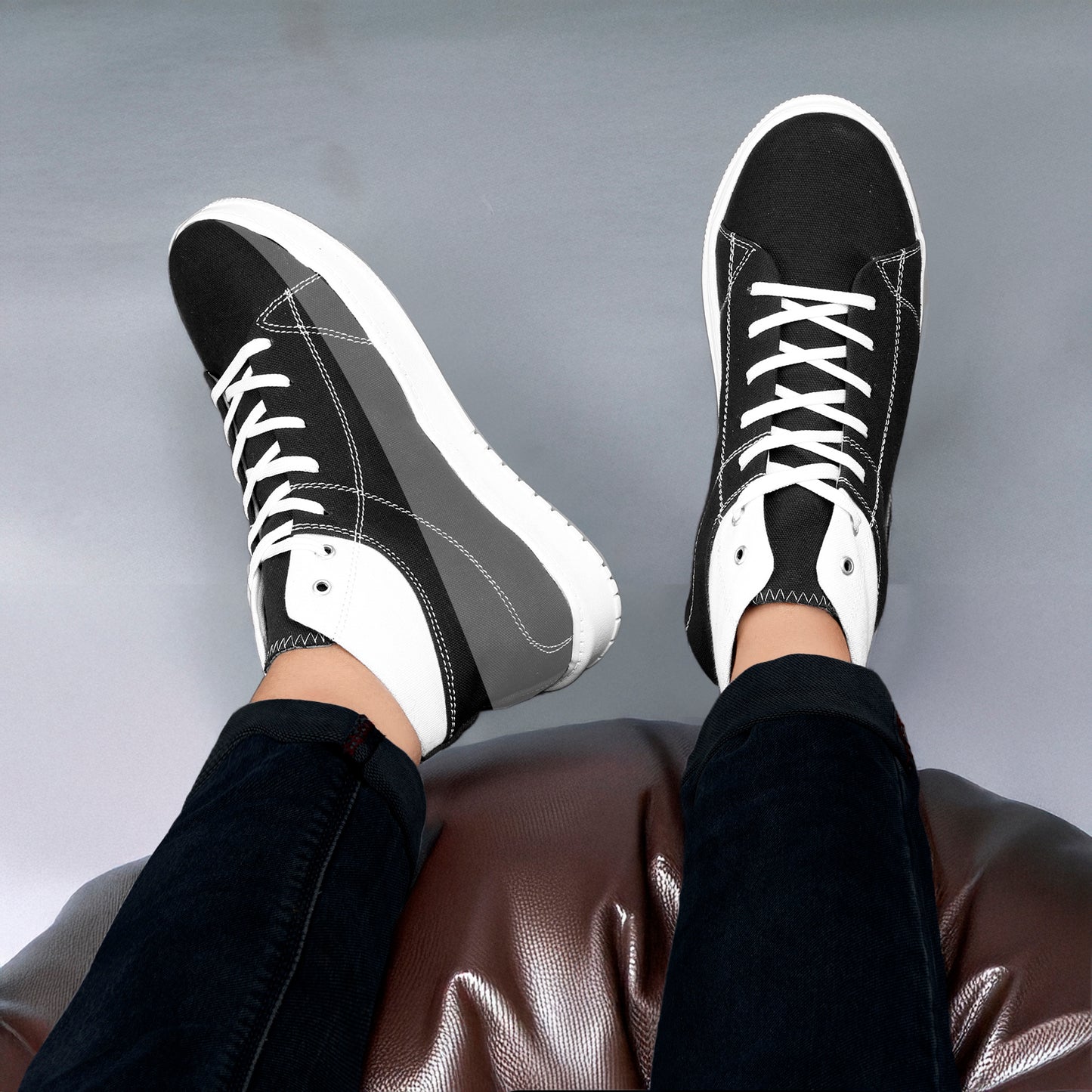 BXXY Modern High Top Sneakers for Men Comfortable Everyday Wear