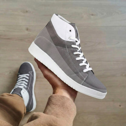 BXXY Mens Canvas High Top Sneakers Lightweight & Stylish