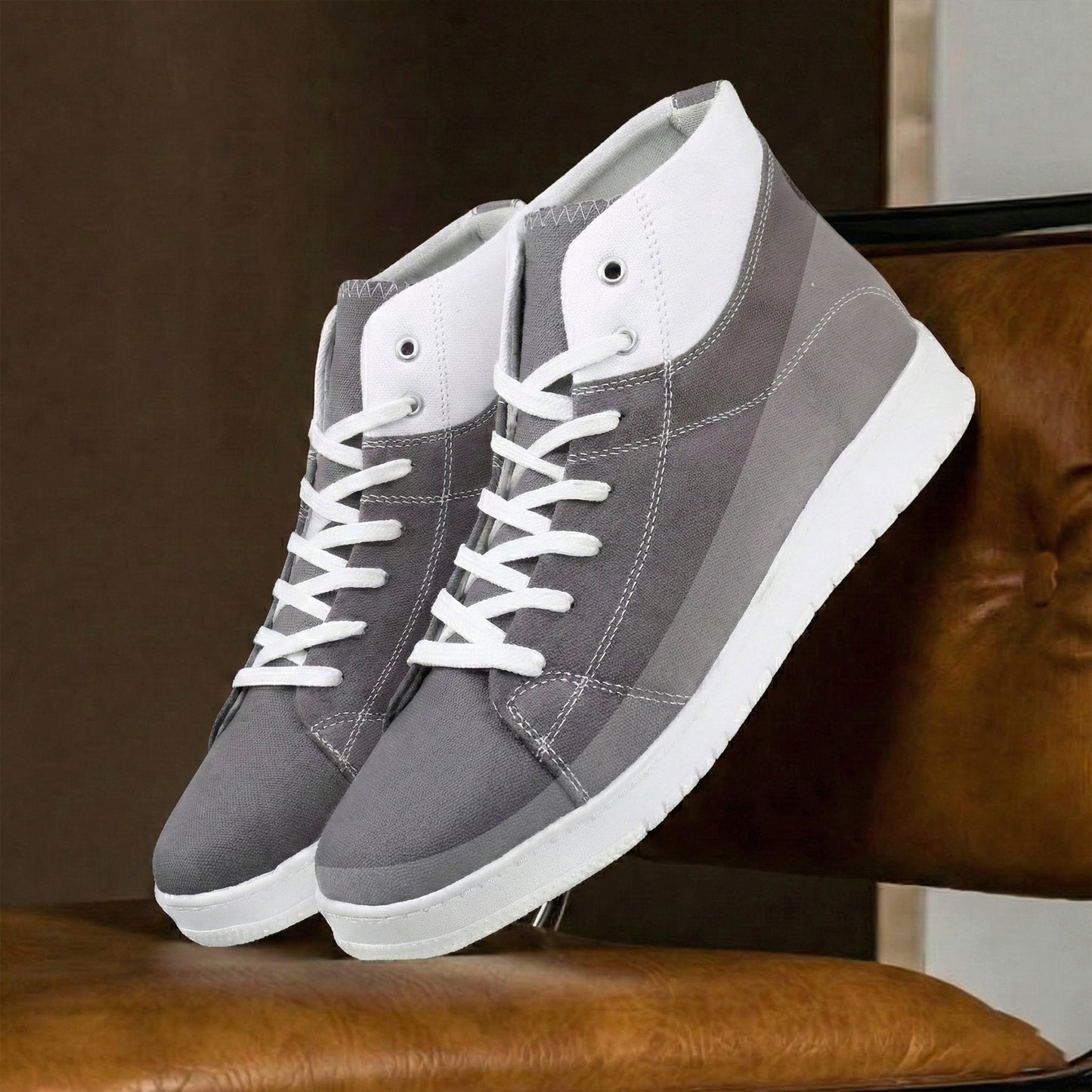 BXXY Modern High Top Sneakers for Men Comfortable Everyday Wear