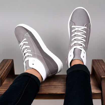 BXXY Mens Canvas High Top Sneakers Lightweight & Stylish