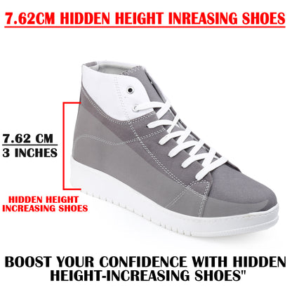 BXXY Modern High Top Sneakers for Men Comfortable Everyday Wear