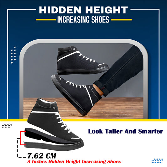 3 Inch Hidden Height Elevator Shoes For Men