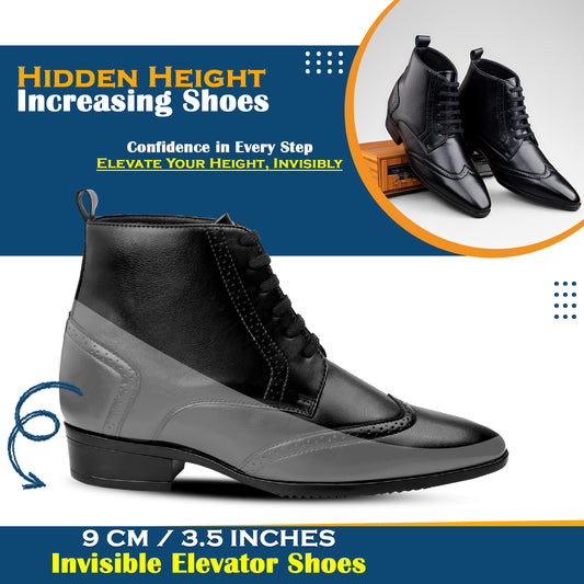 Men's 3.5 Inches(9CM) Hidden Height Increasing Classic Boot
