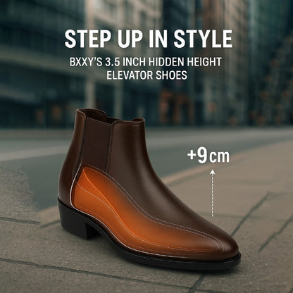 BXXY Elevator Boots for Men Hidden Height Gain upto 3.5 Inch