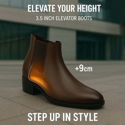 BXXY Elevator Boots for Men Hidden Height Gain upto 3.5 Inch