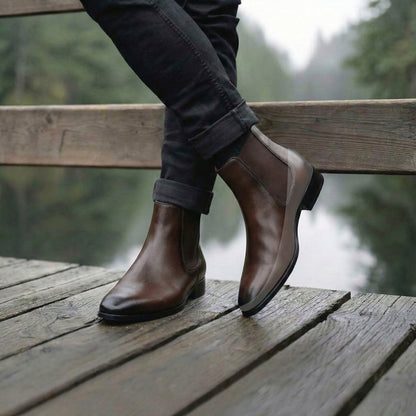 BXXY Elevator Boots for Men Hidden Height Gain upto 3.5 Inch