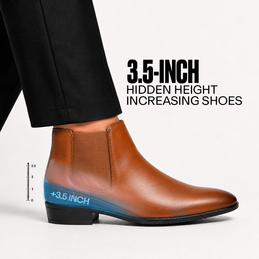 Chelsea Boots Tan – 3.5 inches (9CM)