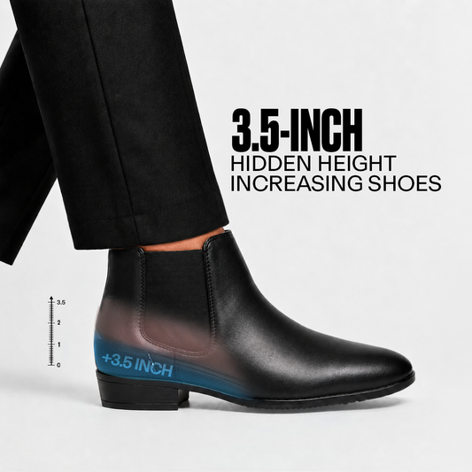 Chelsea Boots Black – 3.5 inches (9CM)