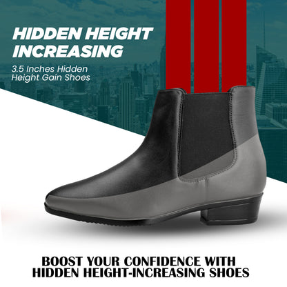 BXXY Elevator Boots for Men Hidden Height Gain upto 3.5 Inch