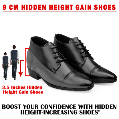 Men's Elevator Dress Shoes – 3.5 Inch (9CM) Height Increase