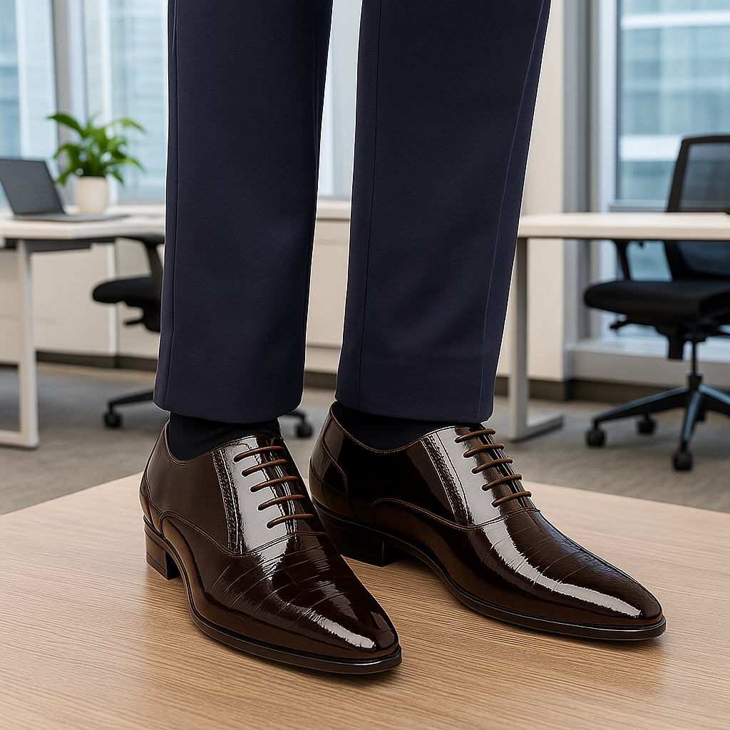 BXXY Mens Classic Height Increasing Shoes Smart Formal Party Wear