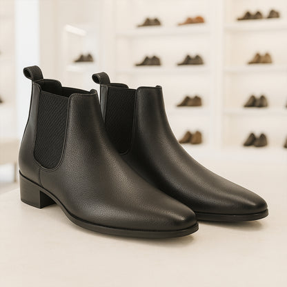 Men's Chelsea Boots WITH 2 Inches Heel Height Gain