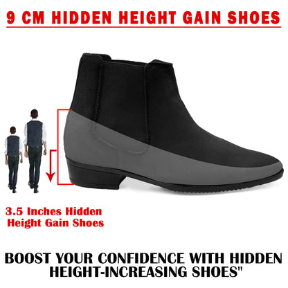 Men's 9CM Hidden Height Increasing Chelsea Boots