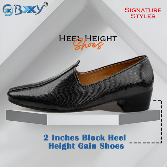 Men's 2 Inch Height Increasing Traditional Wedding Wear Punjabi Jutti