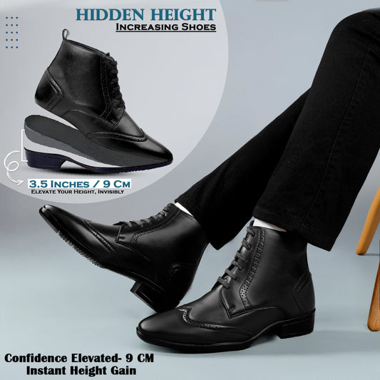 Men's 3.5 Inches(9CM) Hidden Height Increasing Classic Boot