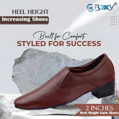 Bxxy Men’s Slip-On Elevator Formal Shoes