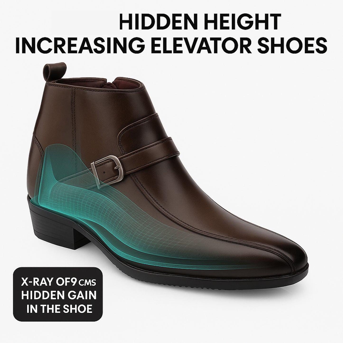 BXXY Elite Hidden Lift Boots Luxury Formal Collection