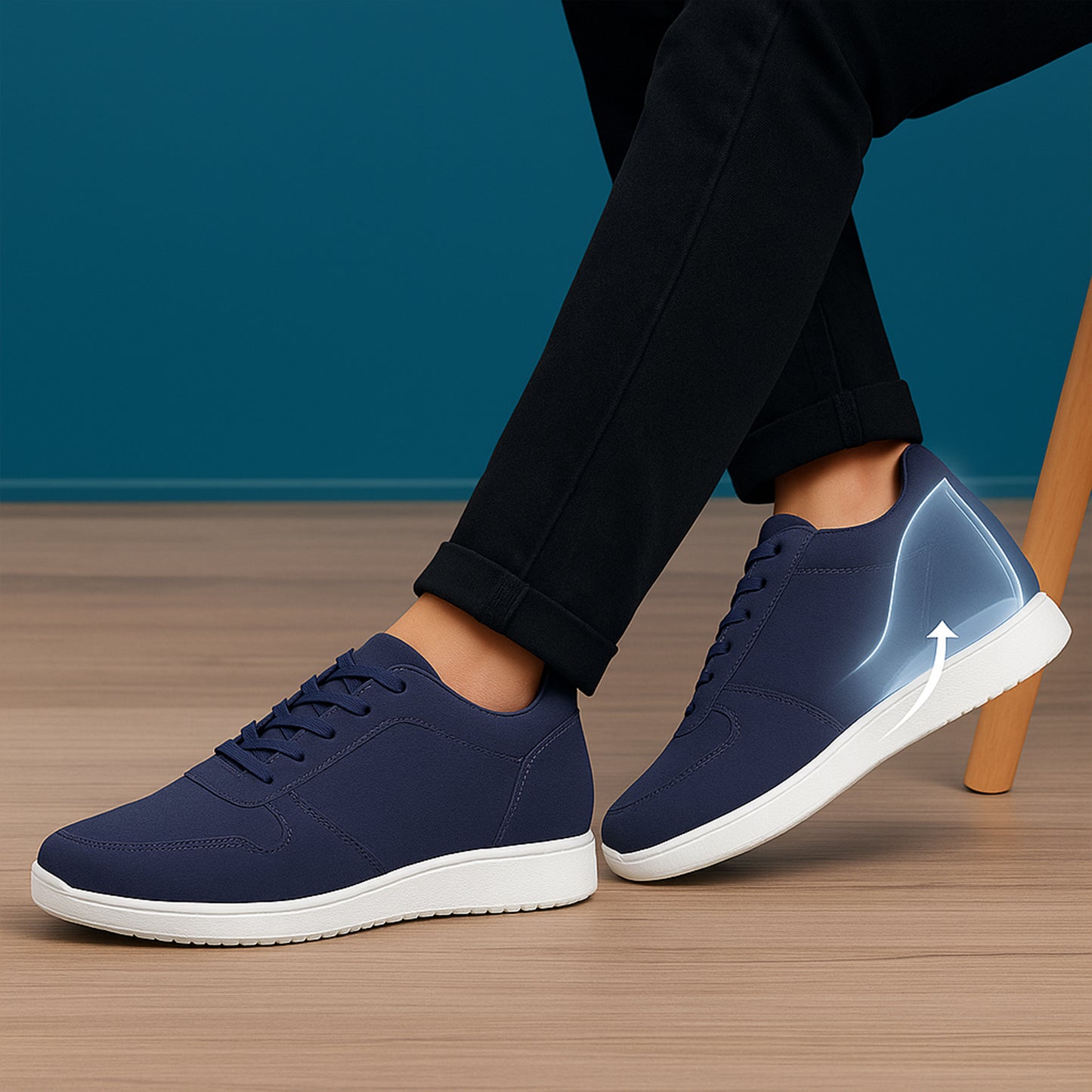 Men's 3 Inch Hidden Height Increasing Shoes