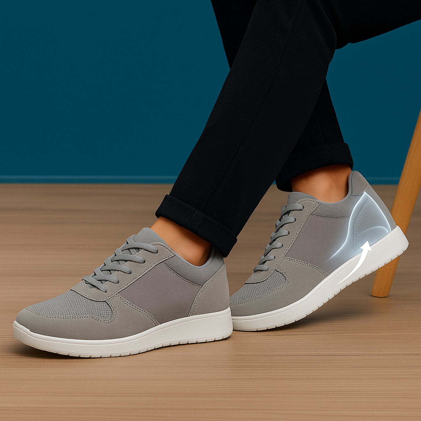 Men's 3 Inch Hidden Height Increasing Shoes