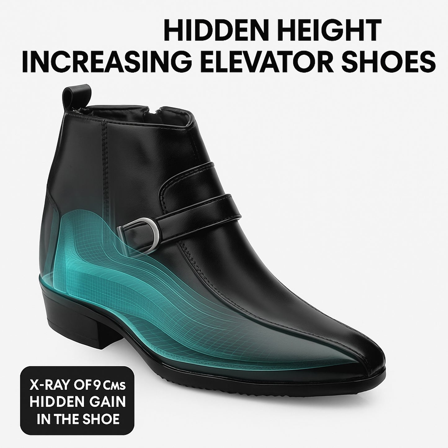 BXXY Elite Hidden Lift Boots Luxury Formal Collection