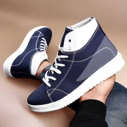 BXXY Modern High Top Sneakers for Men Comfortable Everyday Wear