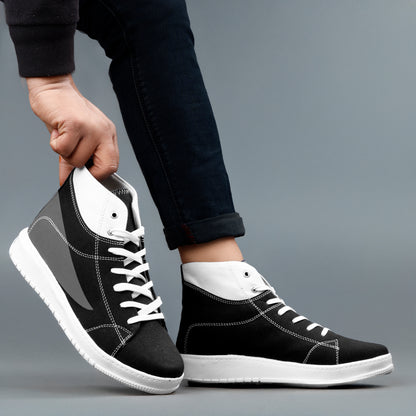 BXXY Modern High Top Sneakers for Men Comfortable Everyday Wear
