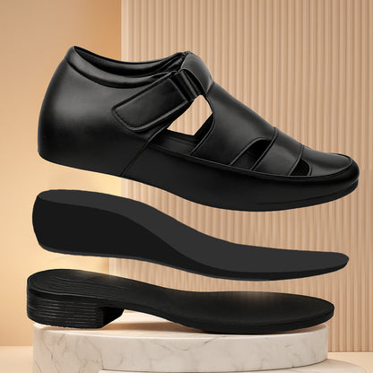 BXXY Comfort Height Sandals Invisible 7.62 CM Lift for Everyday Wear