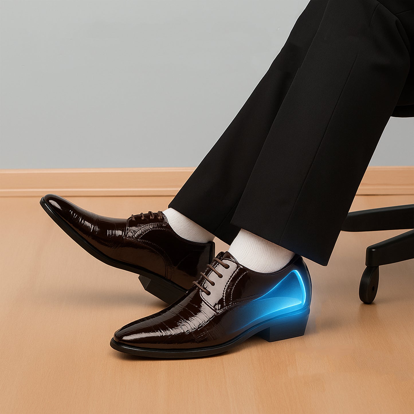BXXY Mens Classic Height Increasing Shoes Smart Formal Party Wear