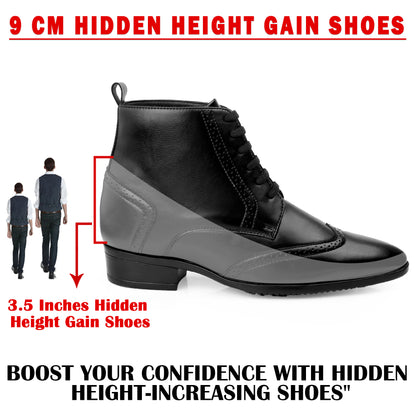 Men's 3.5 Inches(9CM) Hidden Height Increasing Classic Boot