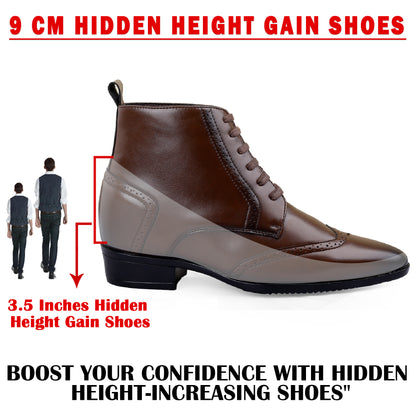 Men's 3.5 Inches(9CM) Hidden Height Increasing Classic Boot