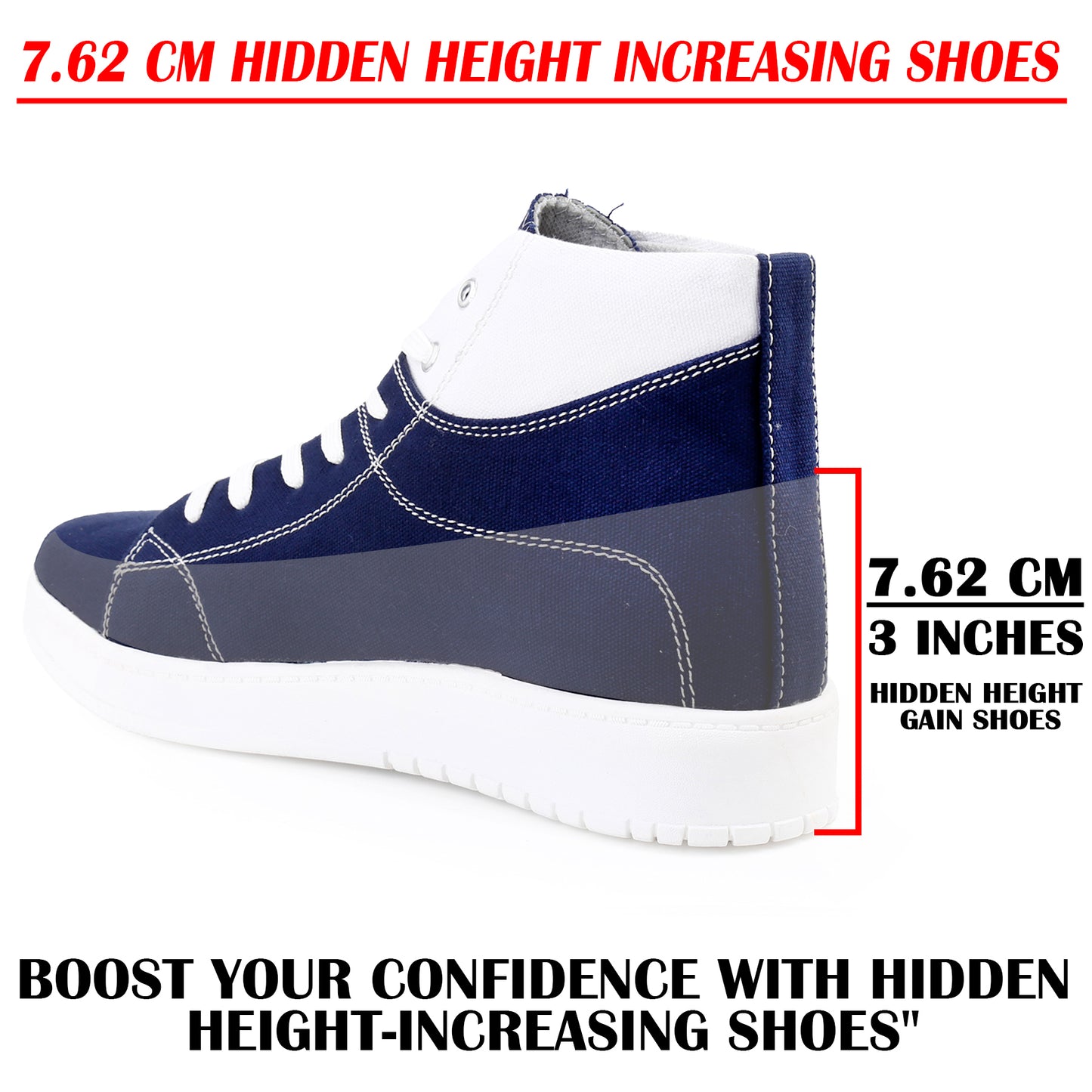 BXXY Modern High Top Sneakers for Men Comfortable Everyday Wear